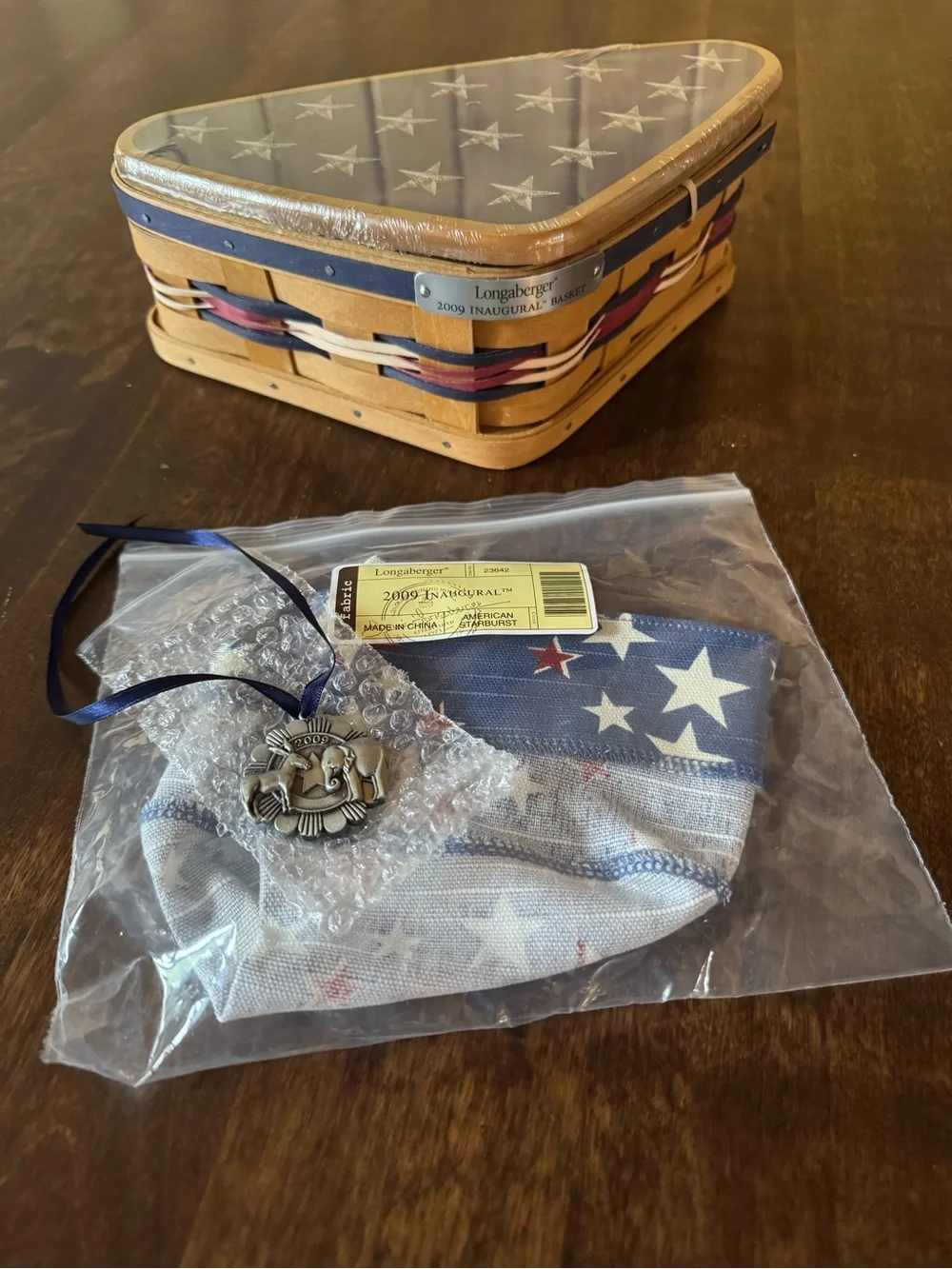 Longaberger 2009 Inaugural Basket  Set
